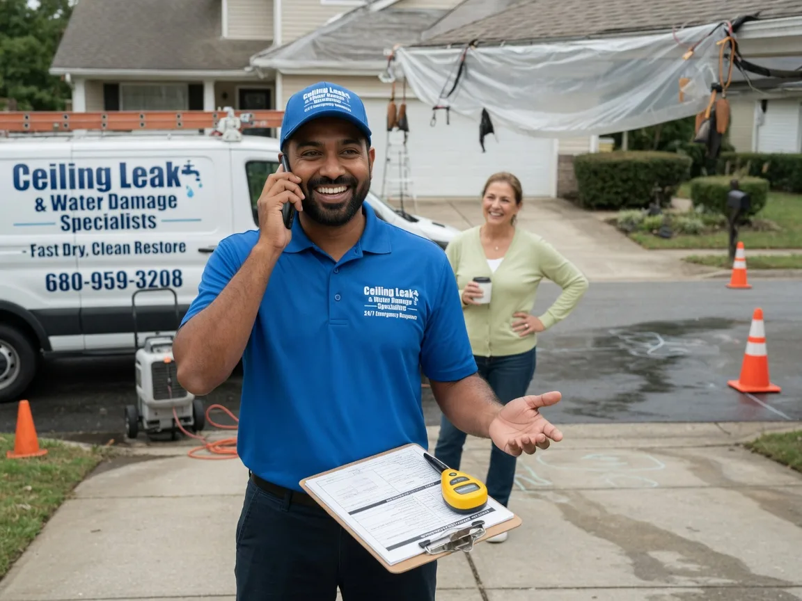 Ceiling Leak Cleanup Fullerton, NE FAQs